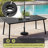 6-Person Aluminum Outdoor Dining Set With Umbrella Hole And Stackable Chairs-740088041