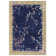 Machine Woven Blue/Gold/Beige Rug