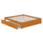 Lit plateforme en bois massif avec pied de lit et lit gigogne simple Concord-96140403-126307755