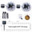 Cottone 256'' Outdoor Solar Powered Lights Decorations 30-Bulb Globe Integrated LED String Lights-1787230027
