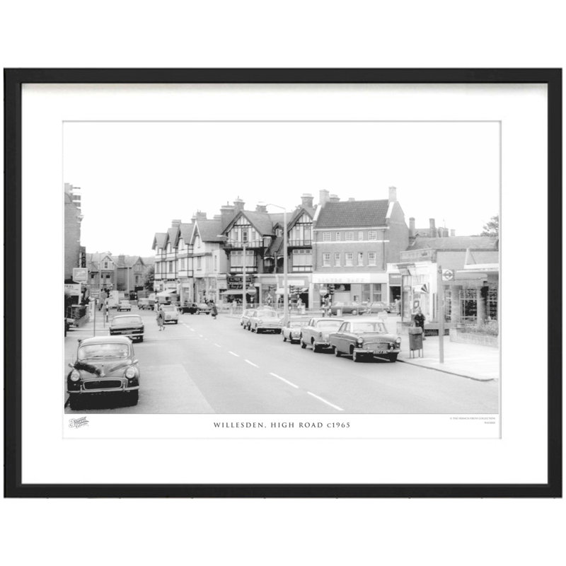 Willesden, High Road C1965 by Francis Frith - Single Picture Frame Print, 45cm H x 60cm W x 2.3cm D