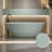 57'' Freestanding Bathtub Resin Stone Soaking Bathtub Solid Surface Modern Tubs With Overflow And Pop-Up Drain-120137203