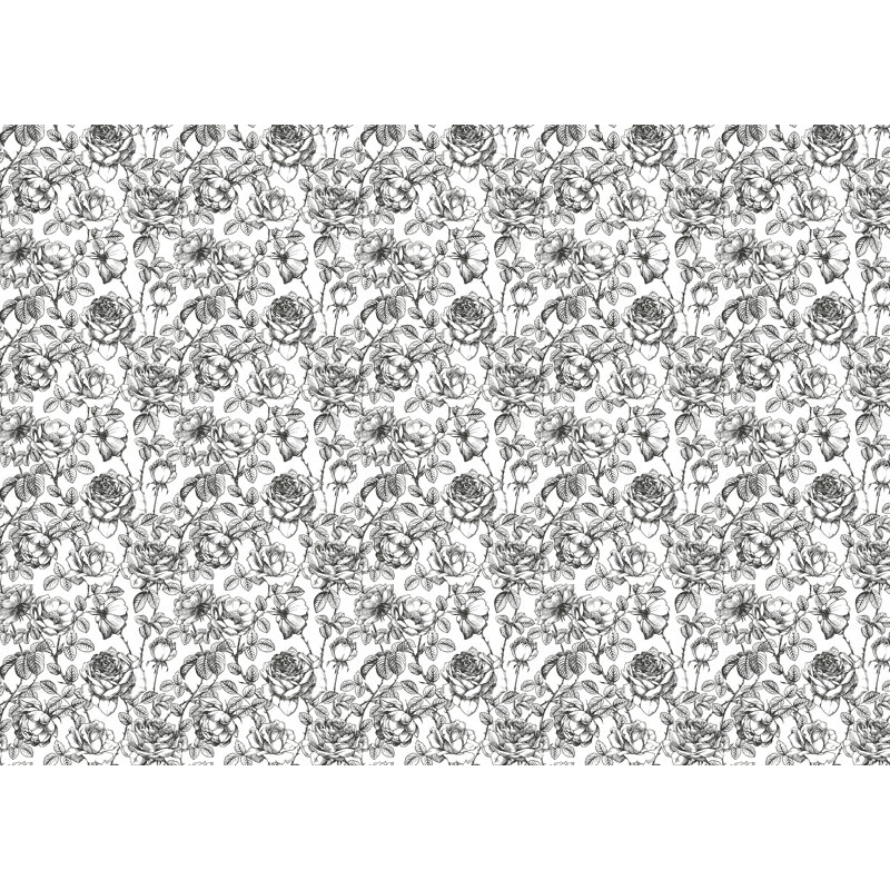 Floral Wallpaper, Pre-Pasted