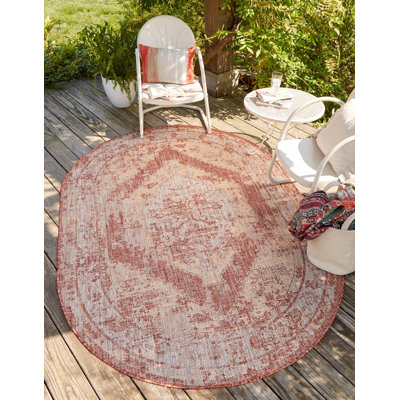 Tapis d'intérieur / extérieur en polypropylène tissé à la machine Susan