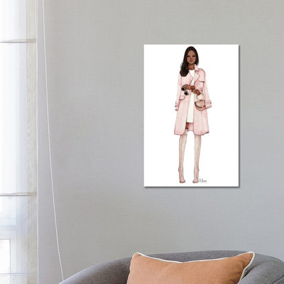 Pink Love by Style Of Brush - Gallery-Wrapped Canvas Giclée on Canvas