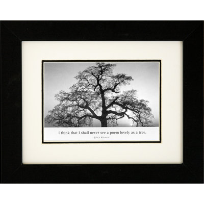 «Oak Tree at Sunset» par Ansel Adams, impression encadrée