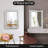 24 Inch Decorative Wall Mirror, Silver Diamond Mirror With Crystal For Wall Decor Living Room Silver Luxury Modern Mirrored Home Decoration