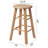 24" Solid Hardwood Counter Height Barstool, Fully Assembled