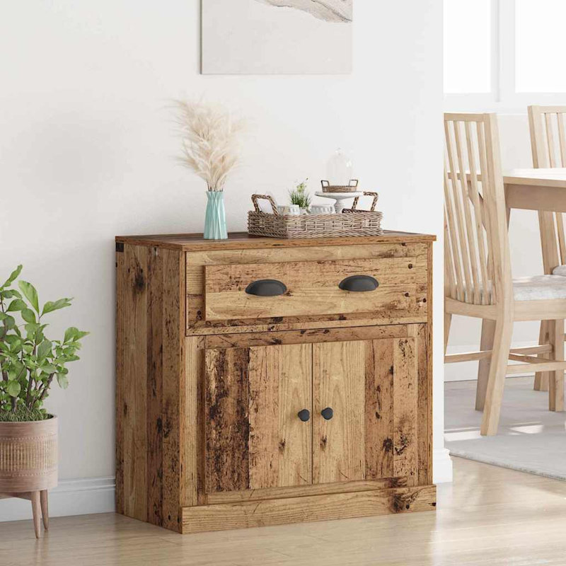 Highboard Accent Chest, Old Wood