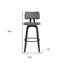 Tabouret pivotant en bois massif Aylis-1076600502-1076600500-1076600503