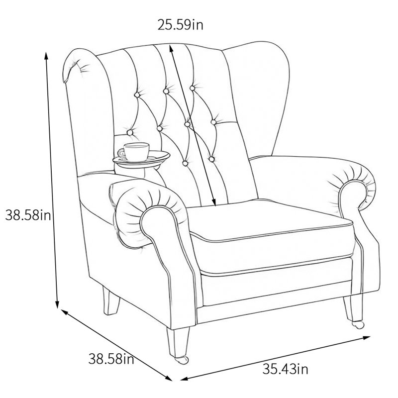 Deshawna Recliner, Dark Brown Faux Leather