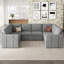 Canapé modulaire en U Seybert-845563809-845563813