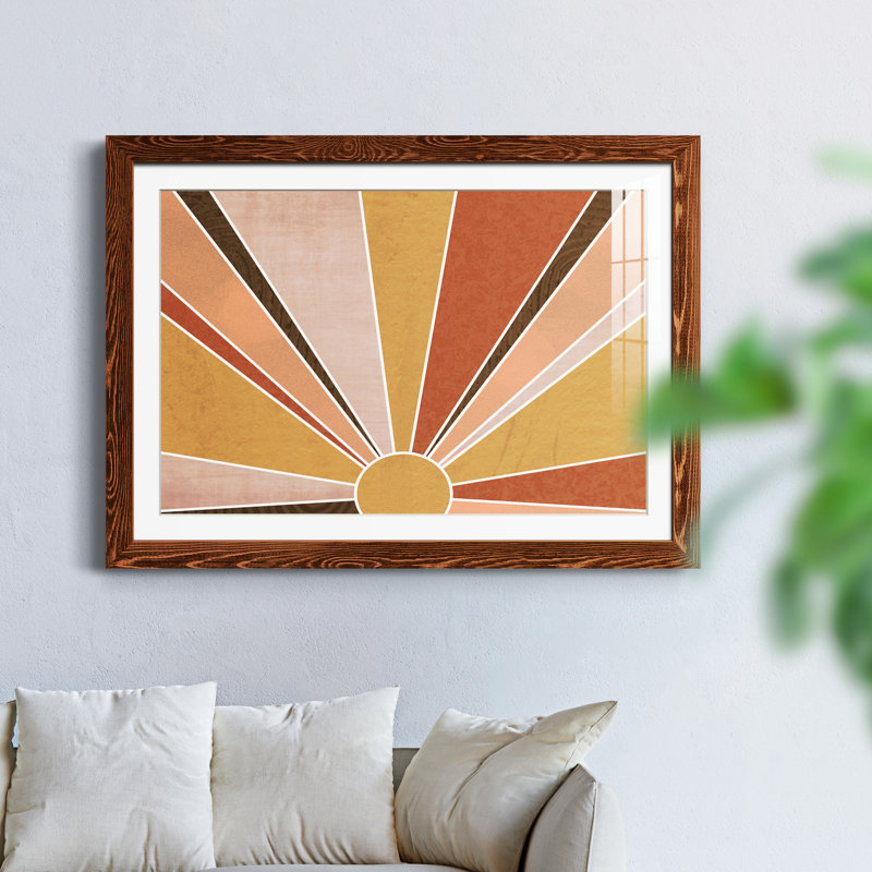 Sedona Sunrise - impression encadrée, H 31,5 po x l 23,5 po x P 1,5 po, Érable