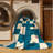 Machine Washable Checkered Green Area Rug-509291016
