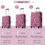 Valise à roulettes Hardshell 3 pièces avec valise TSA