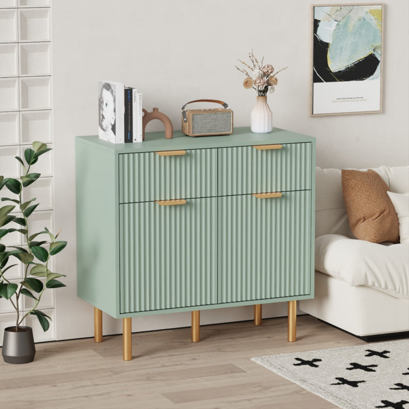 2 - Door Rectangle Accent Cabinet