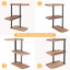Radegund 3 Piece Solid Wood Floating Shelf