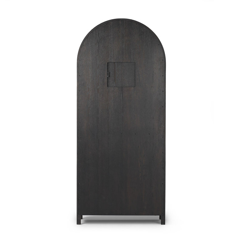 Darts Cabinet-Distressed Black Oak