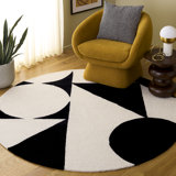 Rodeo Drive 857 Area Rug In Ivory / Black
