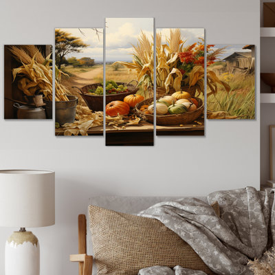 " African Harvest Abundance III " 5 - Pieces