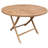 4 - Person Teak Wood Patio Dining Set with Round Table