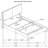 Brown Queen Panel Bed