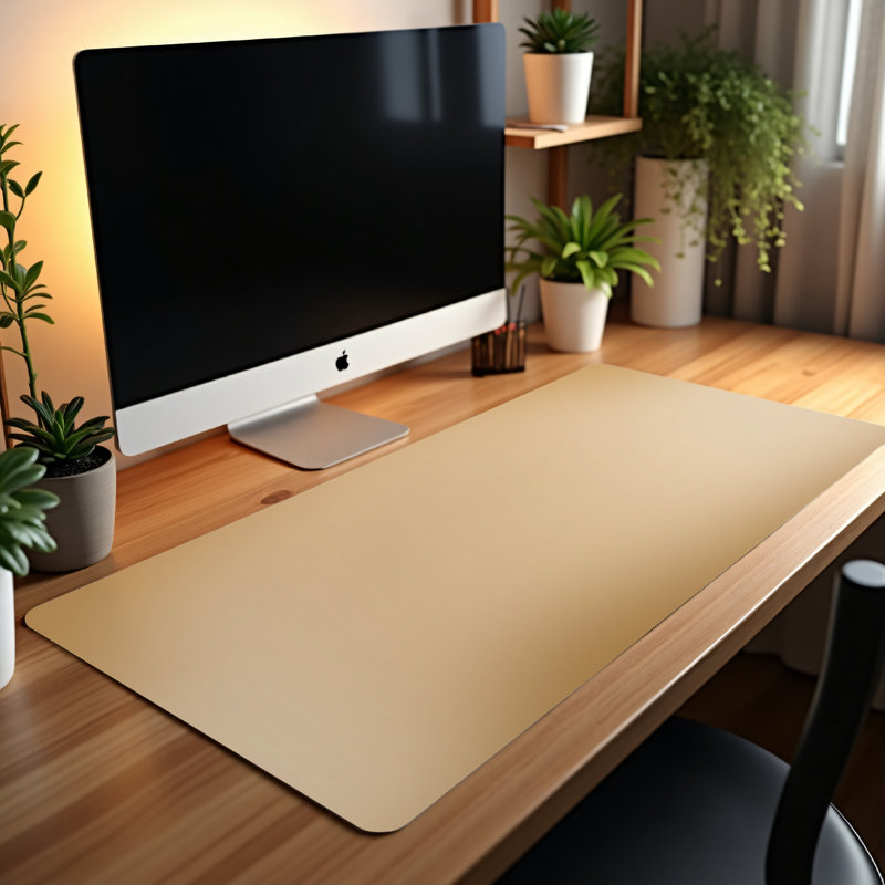 Polyester Desk Pad, 14.4x12.1