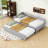 Twin Upholstered Daybed with Trundle-656438720