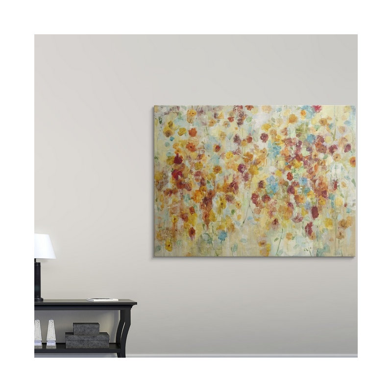 Glensperth Tuileries' by Jill Martin Painting Print, 27" H x 36" W x 1.5" D, Canvas