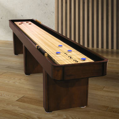 HearthSong Shuffle Zone?? Shuffleboard Family Game with Oxford Mat and  Rolling Pucks