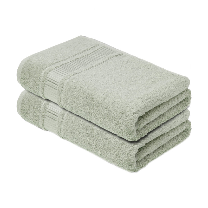 Turkish Cotton Hand Towels, Mint Green