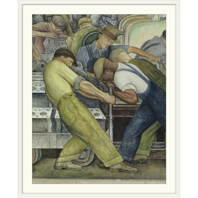 Diego Rivera " Detroit Industry, North Wall, 1933 " by Diego Rivera