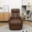 Fauteuil inclinable électrique de luxe avec appui-tête réglable et repose-pieds à bouton-poussoir - Un confort haut de gamme pour chaque maison-1594686472