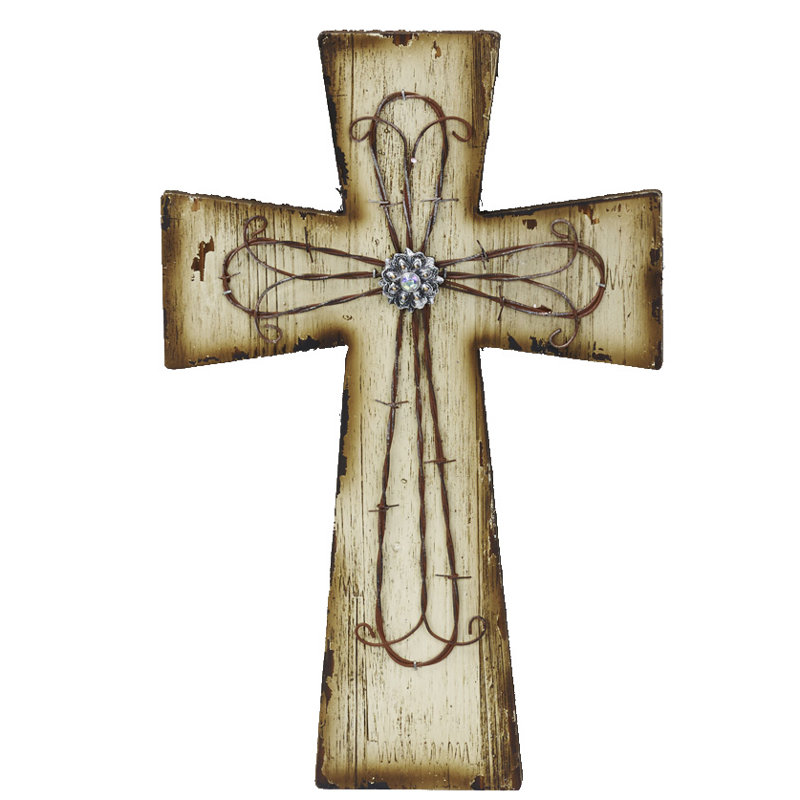 Cross Resin Wall Décor