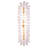 Gossamer 12 LT Oxidized Gold Leaf Linear Pendant Kalco