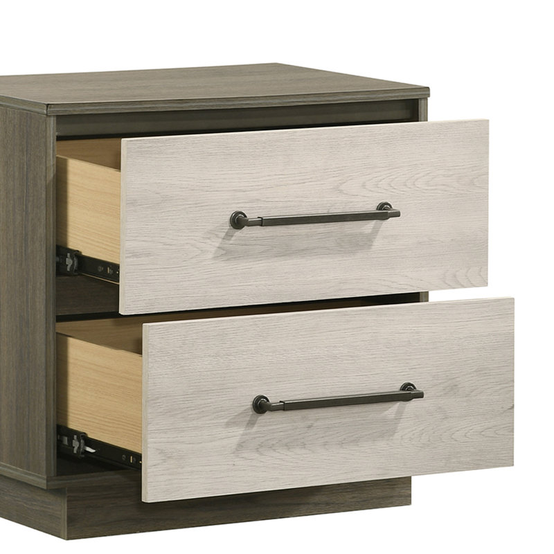 Helvey 2-Drawer Nightstand