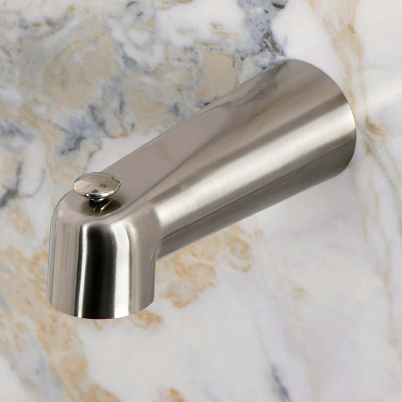 Kingston Brass Restoration Single-Handle Pressure Balanced Tub and Shower Faucet, Brushed Nickel