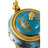 Classic & Elegant 15 Inch Cherub Porcelain and Bronze Jar with Ornate Handle for Home, Room Decor