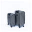 Ensemble de bagages de voyage 2 pièces gris avec valise à roulettes et sac à dos