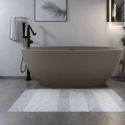 x 29.5'' Soaking Solid Surface Bathtub