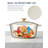 Enameled Cast Iron Dutch Oven - 4.5qt Pot With Lid & Cotton Potholders