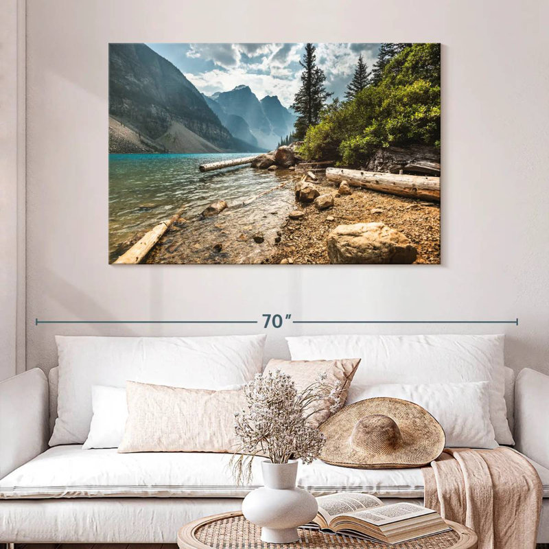 Alvord Moraine Lake Waterfront, H 32 po x l 48 po
