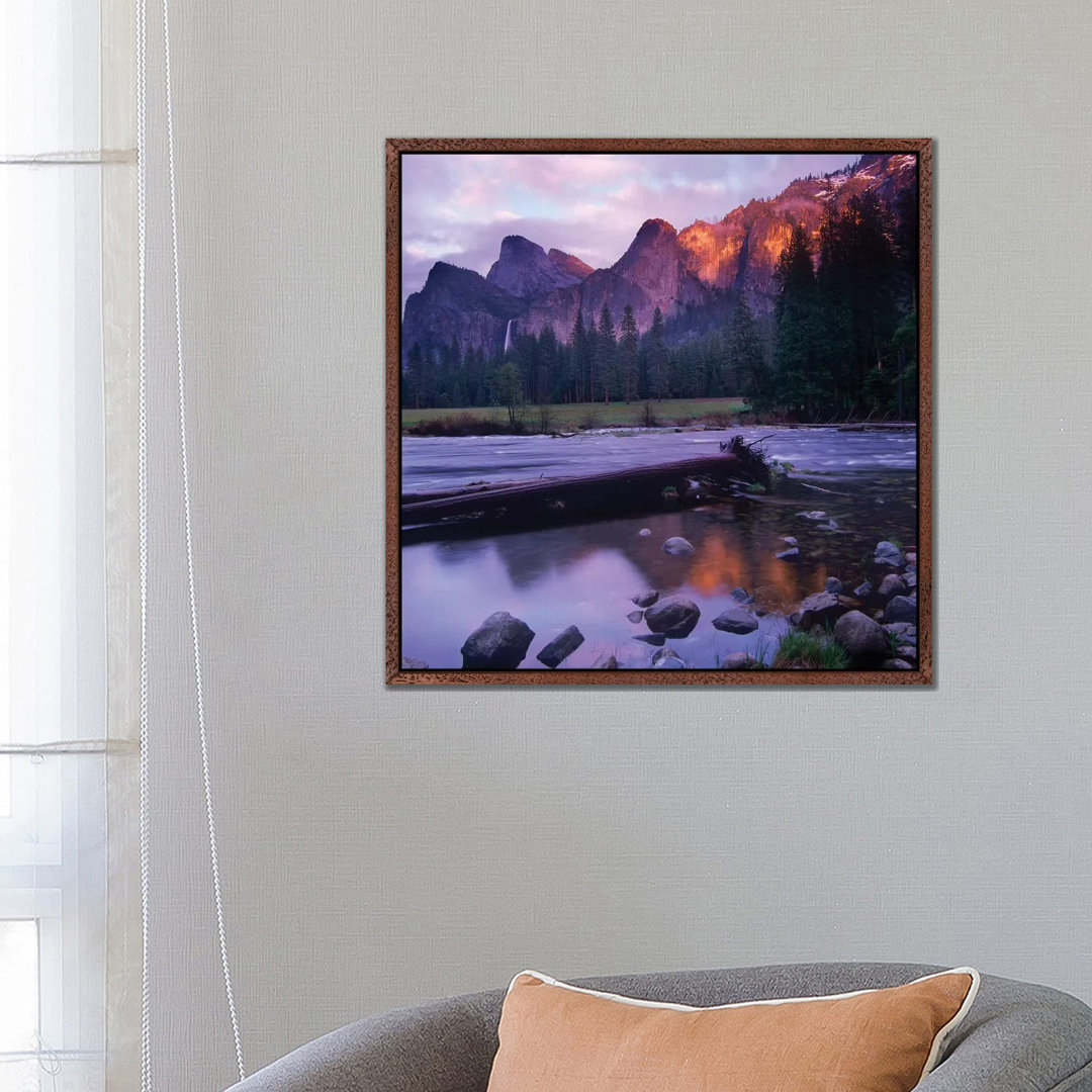 Bridal Veil Falls And The Merced River In Yosemite Valley, Yosemite National Park, California by Tim Fitzharris - Gallery-Wrapped Canvas Giclée on Can