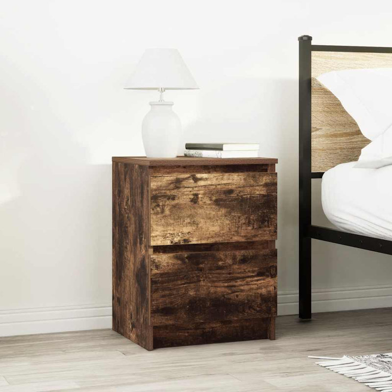  TV Cabinet 35x54 Cm Engineered Wood, 40 cm, Smoked Oak