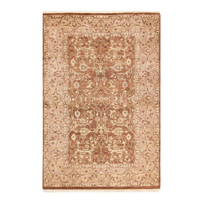 Hayner One-of-a-Kind 4' 2" X 6' 2" 2000s Wool Area Rug in Brown