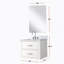 Meuble-lavabo simple 24 po X P 18 po D, comptoir en acrylique, 18 po Ensemble miroir et robinet-711962327-711962329
