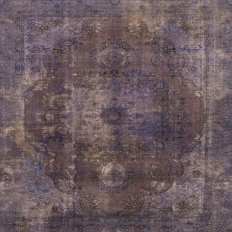 Abstract Indoor Rug, Square 7'