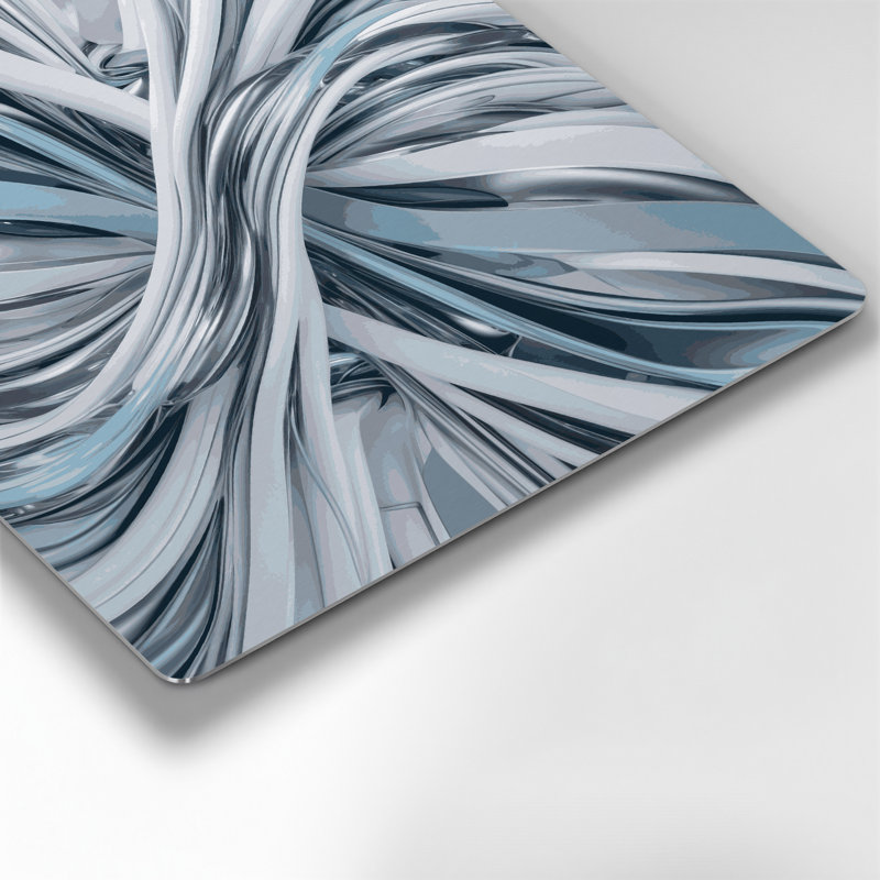 Art numérique gris abstrait numérique 33, H 12 po x l 12 po