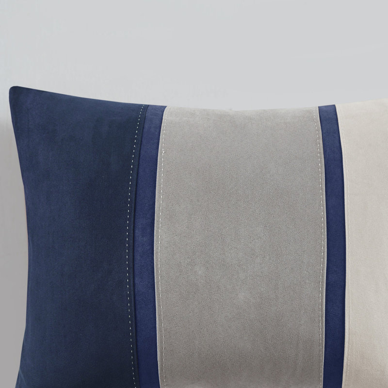Cozy 7 Piece Bedding Sets, Polyester Queen Rustic Blue Home Comfort