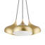 Luminaire suspendu grappe blanc brillant 3 lumières-2035413534